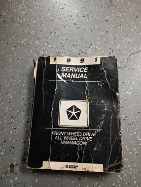 1991 Chrysler Service Manual